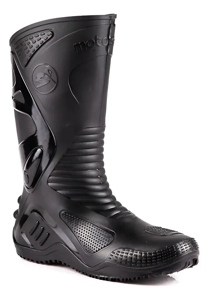 Bota Impermeavel Moto Galocha Cano Alto Motocross Motosafe