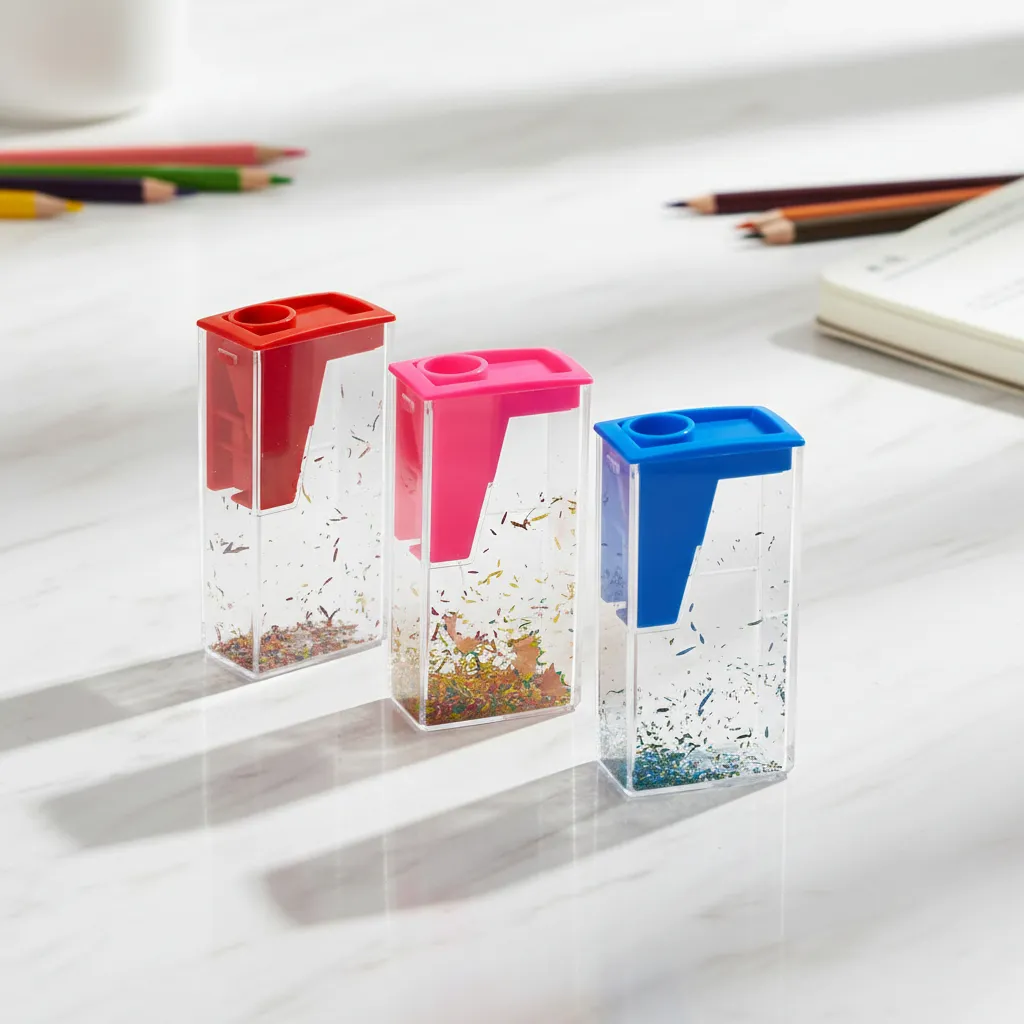 Kit C/ 4 Apontador Escolar C/ Depósito Faber-castell - Imagem 2