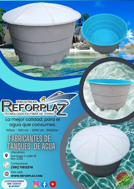 Tanques   Para  Agua  -  Reforplaz  Bolivia