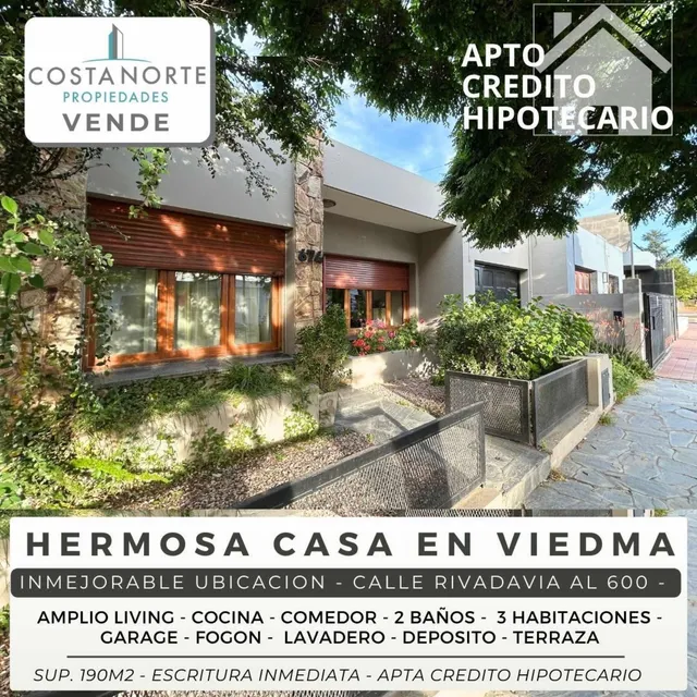 Casa Ubicada A 3 Cuadras De La Costanera De Viedma.