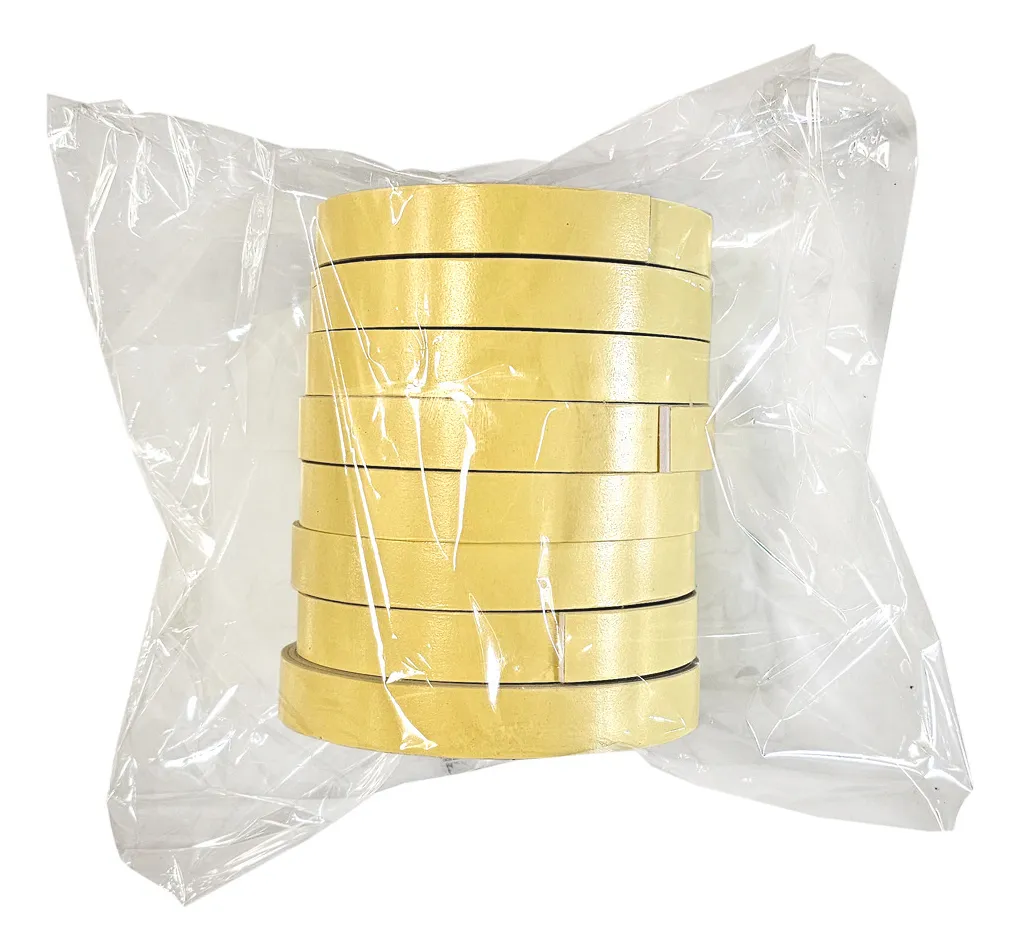 Kit 8 Fitas De Adesivas De Espuma Duplaface 19mm X 5,5m Branco Lisa - Imagem 3