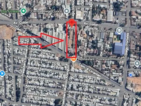 Terreno Grande Y Centro En Curico 1700 M2 (con Casa)