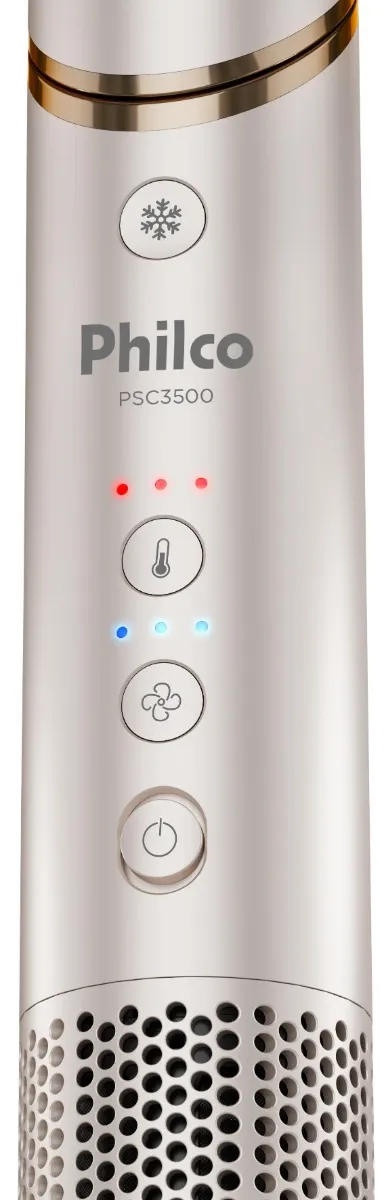 Secador De Cabelos Philco psc3500 4 Em 1 dobrável motor bldc Prateado - Imagem 2