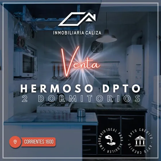 Venta Dpto 2 Dormitorios En Corrientes 1600 - Zona Av. Mitre