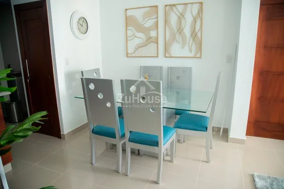Apartamento Amueblado 3 Habitaciones Res. C/piscina Santiago Ajda02