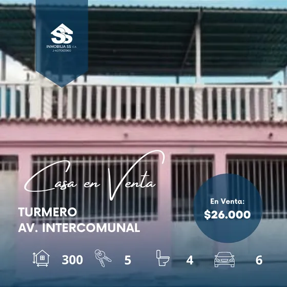 Se Vende Casa De Oportunidad - Turmero - Aragua