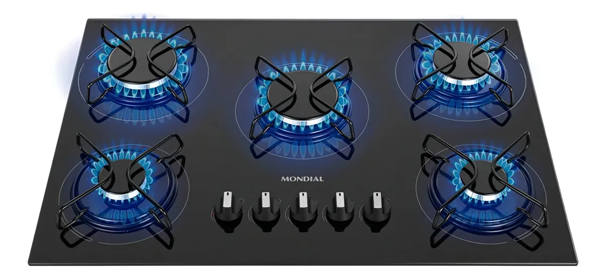 Cooktop a Gás, 5 Bocas, Mondial