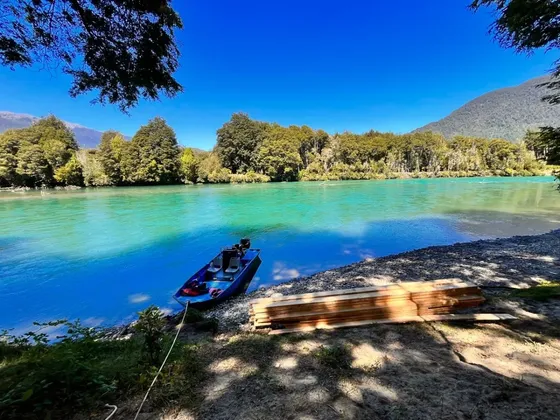 Terreno Con Playa A Orillas Del Río Puelo · Llanada Grande