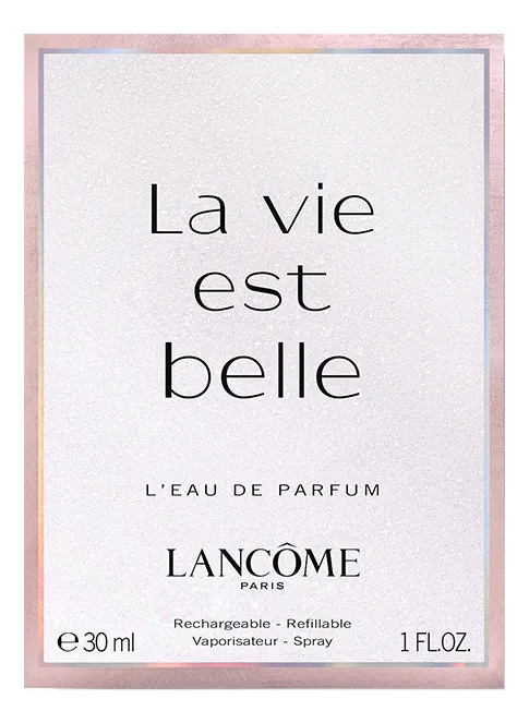 Perfume Feminino Eau de Parfum, Fragrância Floral Gourmand Inebriante com Íris Nobre e Baunilha, Aroma de Felicidade e Feminilidade, La Vie Est Belle Lancôme, Frasco com 30ml - Imagem 2