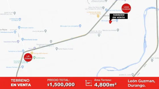 Terreno En Venta En León Guzman