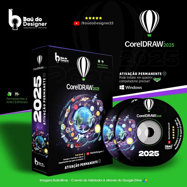 Coreldraw 2025 (versão 26.0.0.101)  Pronto Para Uso