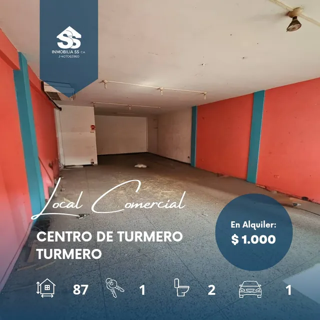 Local En Alquiler - Centro De Turmero, Casco Central 
