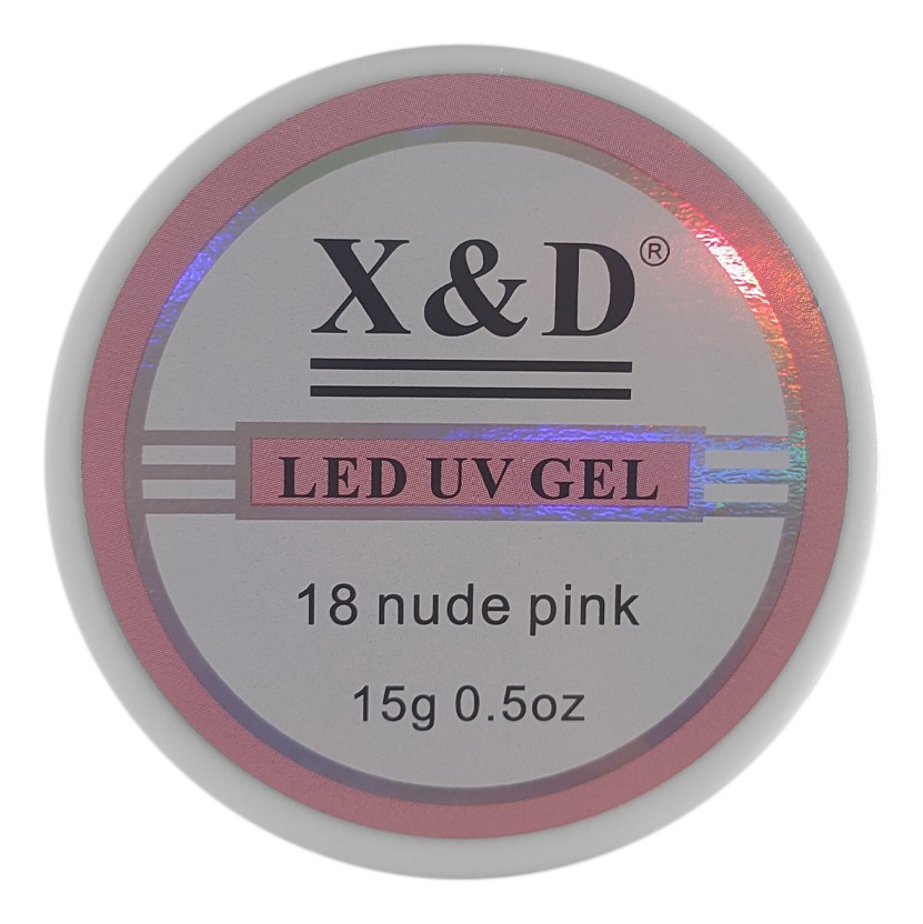 Gel Xed X&d Alongamento De Unha Led Uv Pink Nude Original 