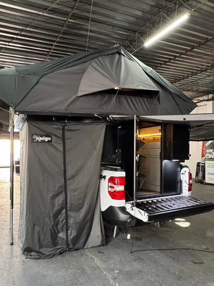 Camper Kangu Stone Para Camionetes Prático E Muito Leve!