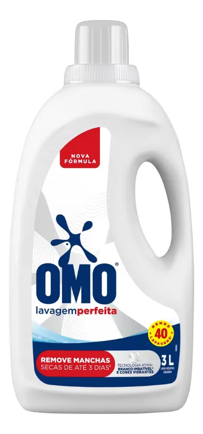 Omo Lavagem Perfeita sabão líquido 3L