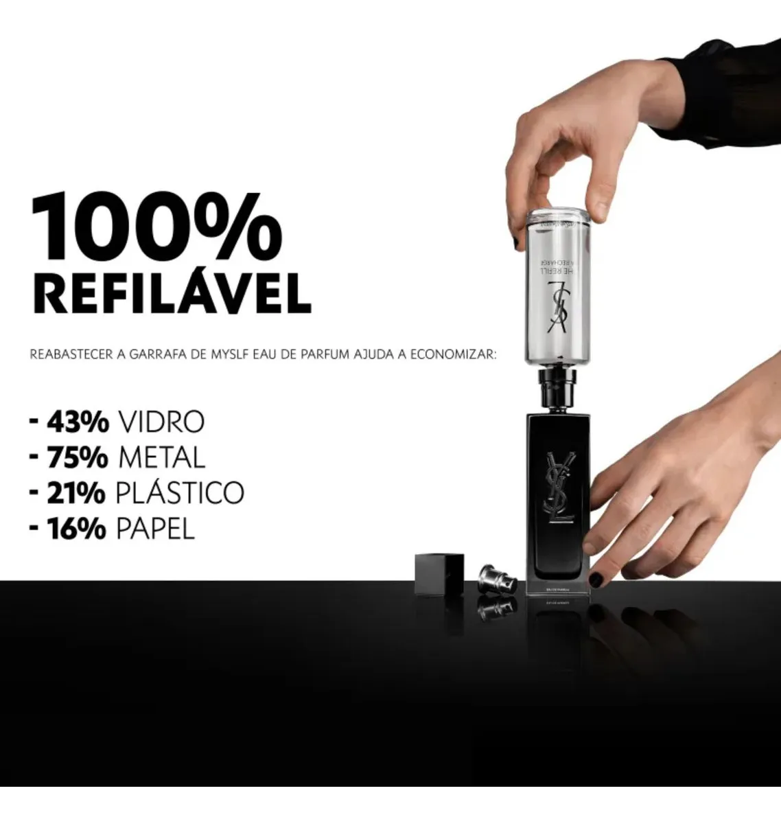 Yves Saint Laurent Myslf Edp - Perfume Masculino 100ml Volume da unidade 100 mL - Imagem 2