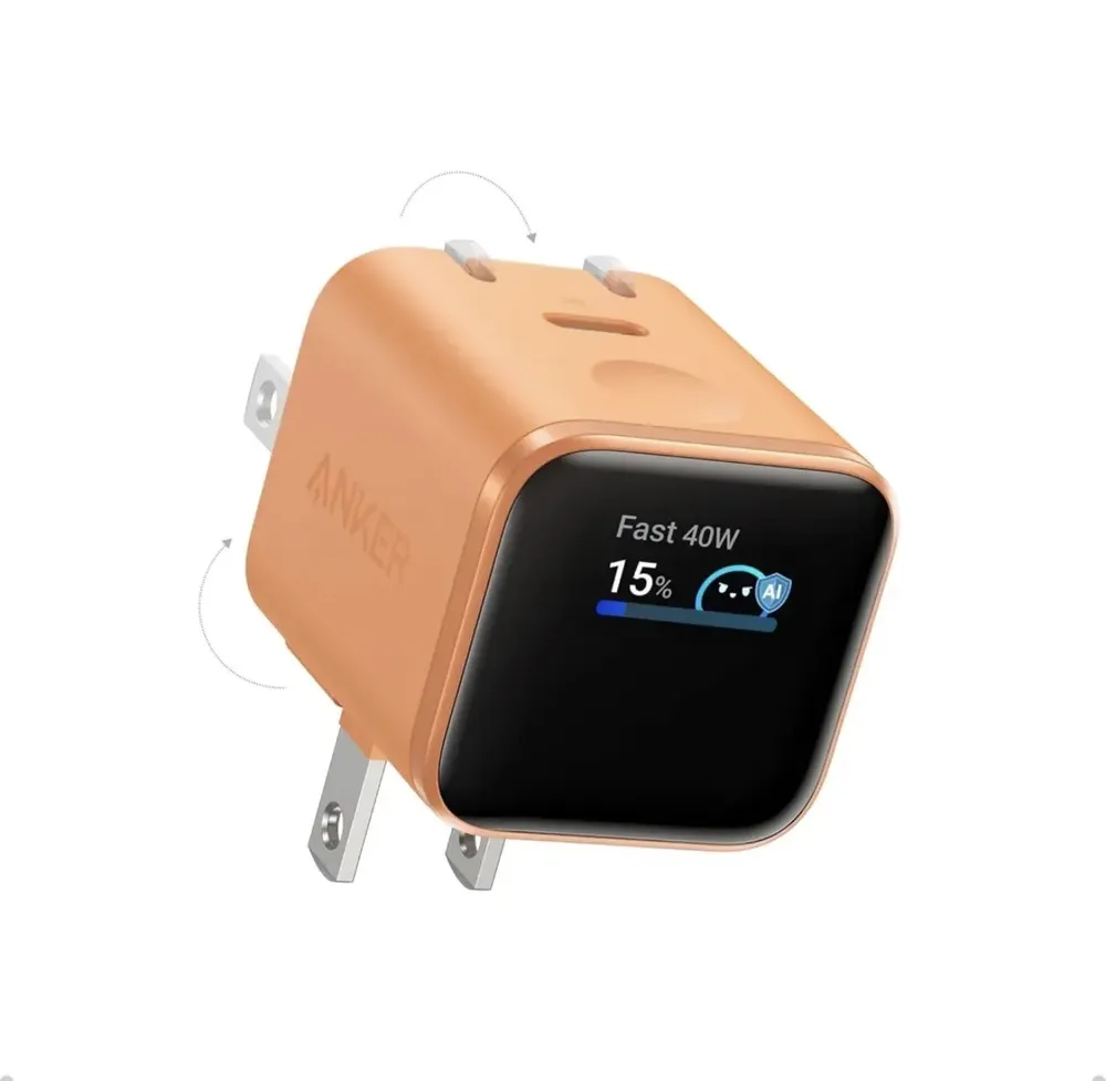 Carregador De Tela Inteligente Anker Nano 45 W Usb-c Para Ip Preto