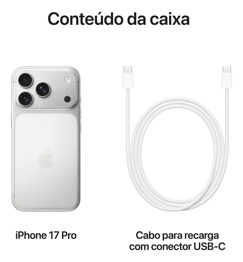 iPhone 17 Pro 512GB - Prateado - Distribuidor Autorizado - Imagem 3