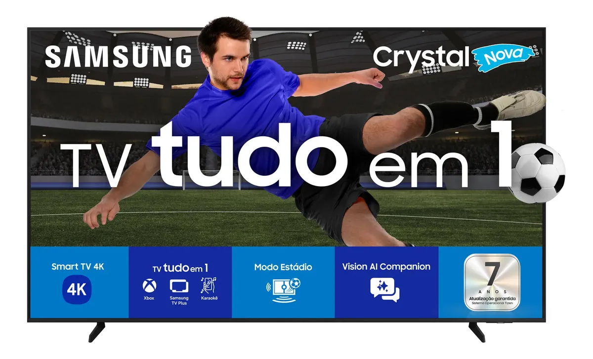 Smart TV Samsung Crystal UHD 85 4K — bivolt