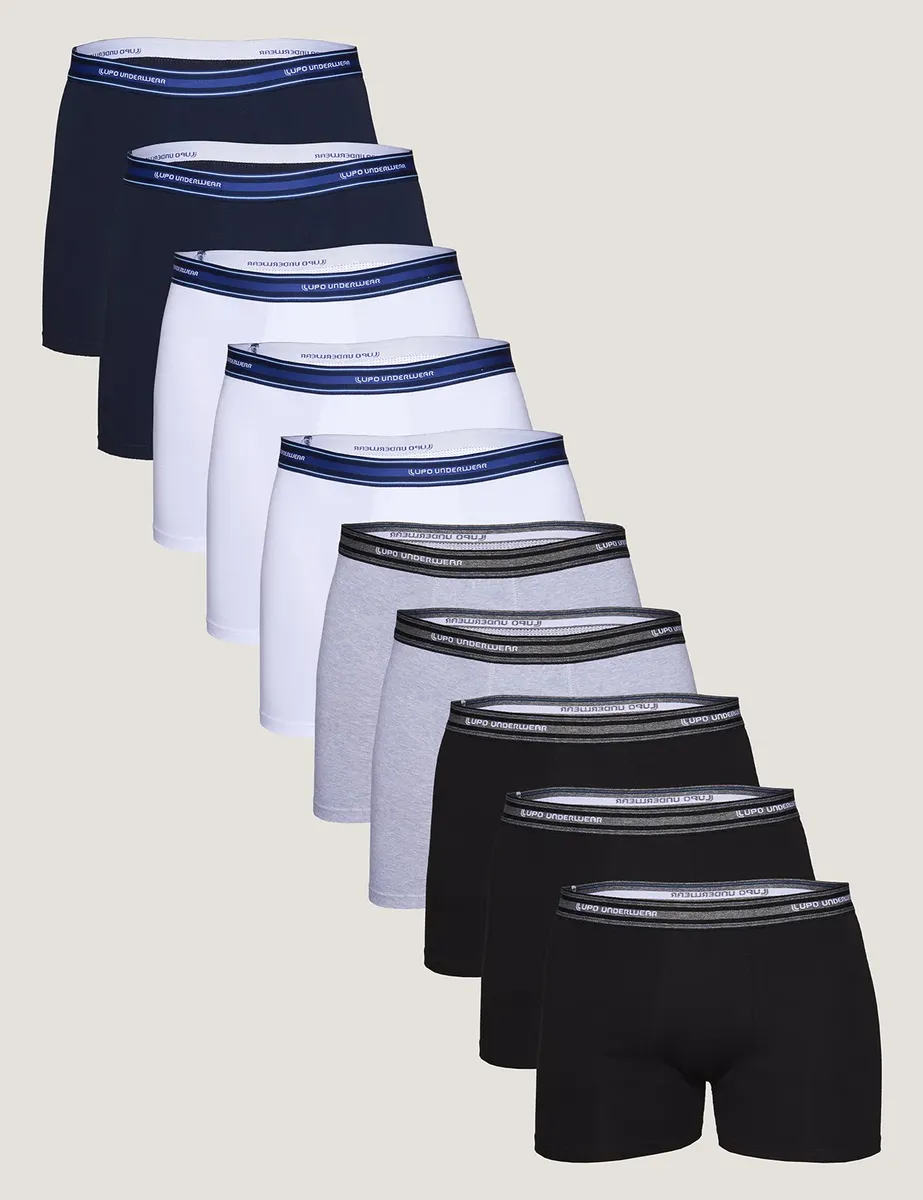 Kit 10 Cuecas Boxer Lupo Masculino Algodao