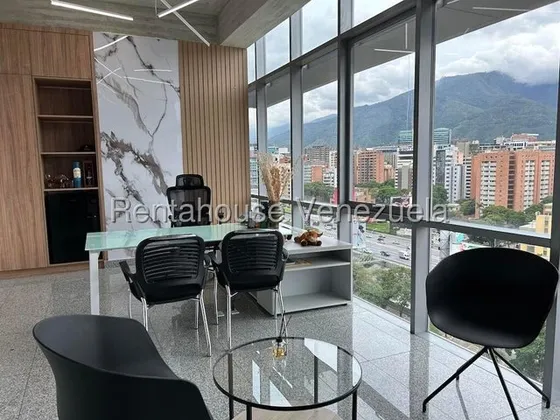 Espectacular Oficina  En Alquiler En Las Mercedes, Mls 25-24585, Isabel Salon.