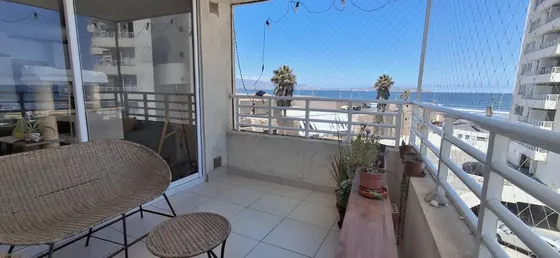 Hermoso Departamento Con Vista Al Mar Desde La Terraza