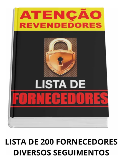 Lista De 200 Fornecedores