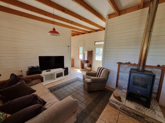 Acogedora Casa 3 Dormitorios,2 Baños, Cabaña,terreno 5000 M2
