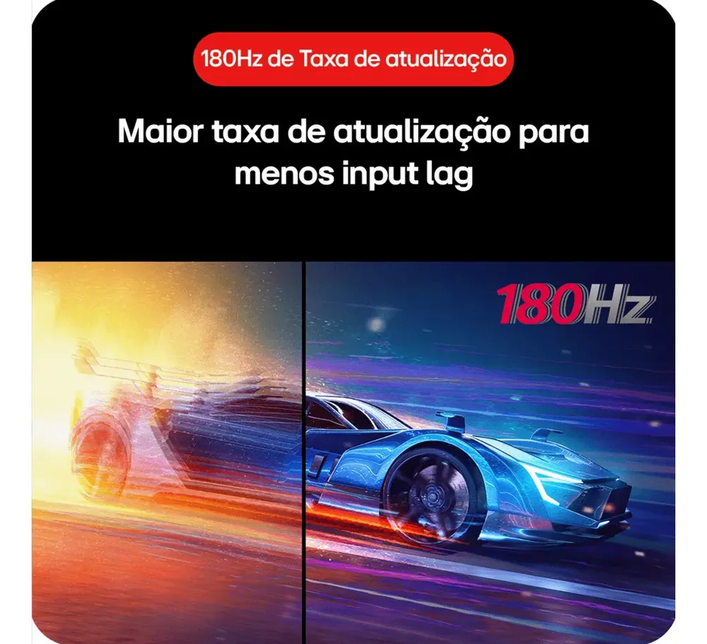 Monitor Gamer LG Ultragear 24 24gs60f-b Ips Full Hd 180hz 1ms (gtg) Nvidia® G-sync® Amd Freesync Hdr10 Srgb 99% Hdmi Displayport Preto 127/220v