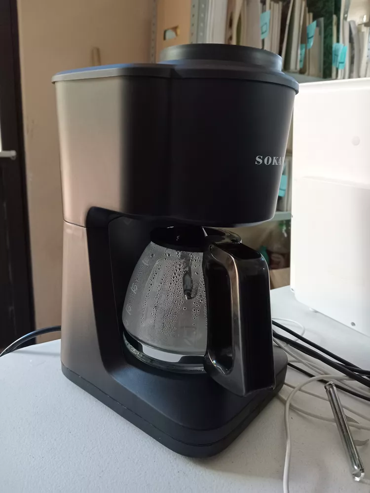 SOKANY Cafetera de goteo de 6 tazas, simplemente prepare una máquina de café  con filtro de goteo compacta, acceso frontal fácil de llenar, función de  mantenimiento automático y sistema inteligente antigoteo. - Trouver