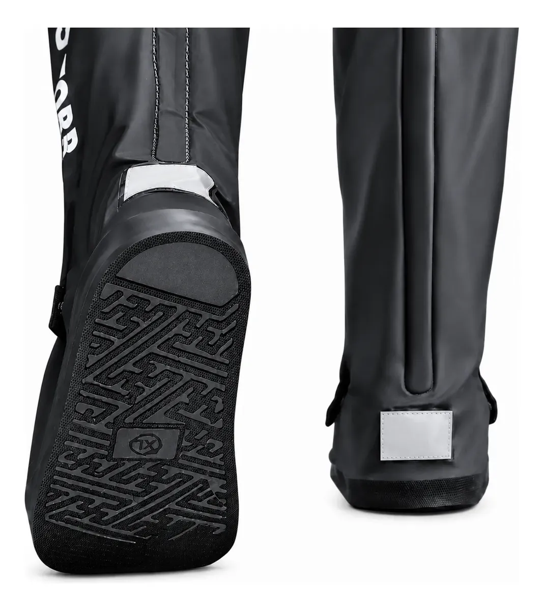 Capa De Chuva Para Calçado Motoqueiro Impermeável Antiderrapante