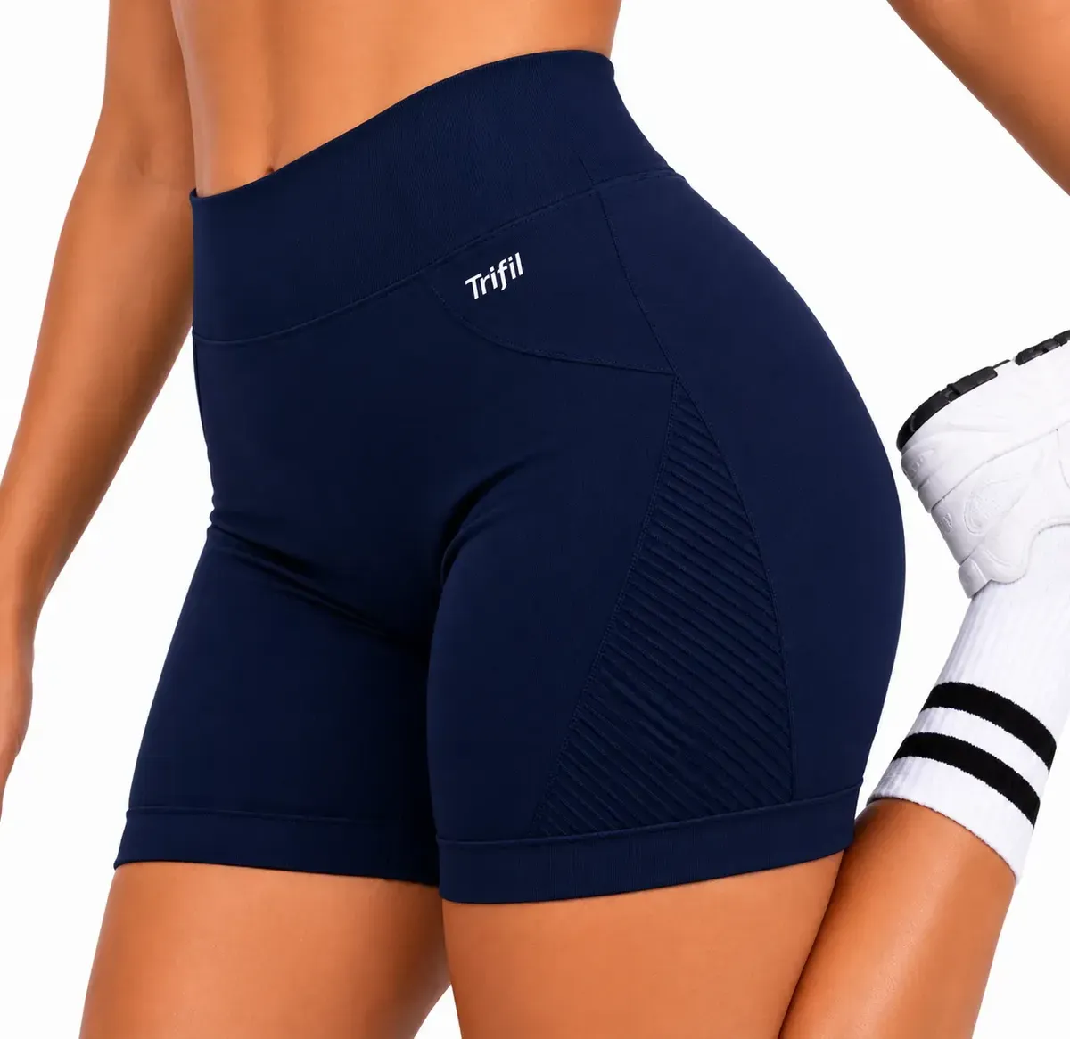 Shorts Feminino Academia Trifil Sem Costura Lupo Fitness