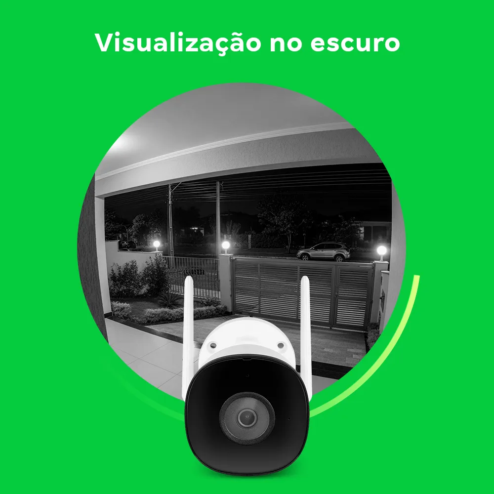 Câmera Inteligente Wi-Fi iM5 SC Full HD Branca Intelbras - Imagem 2