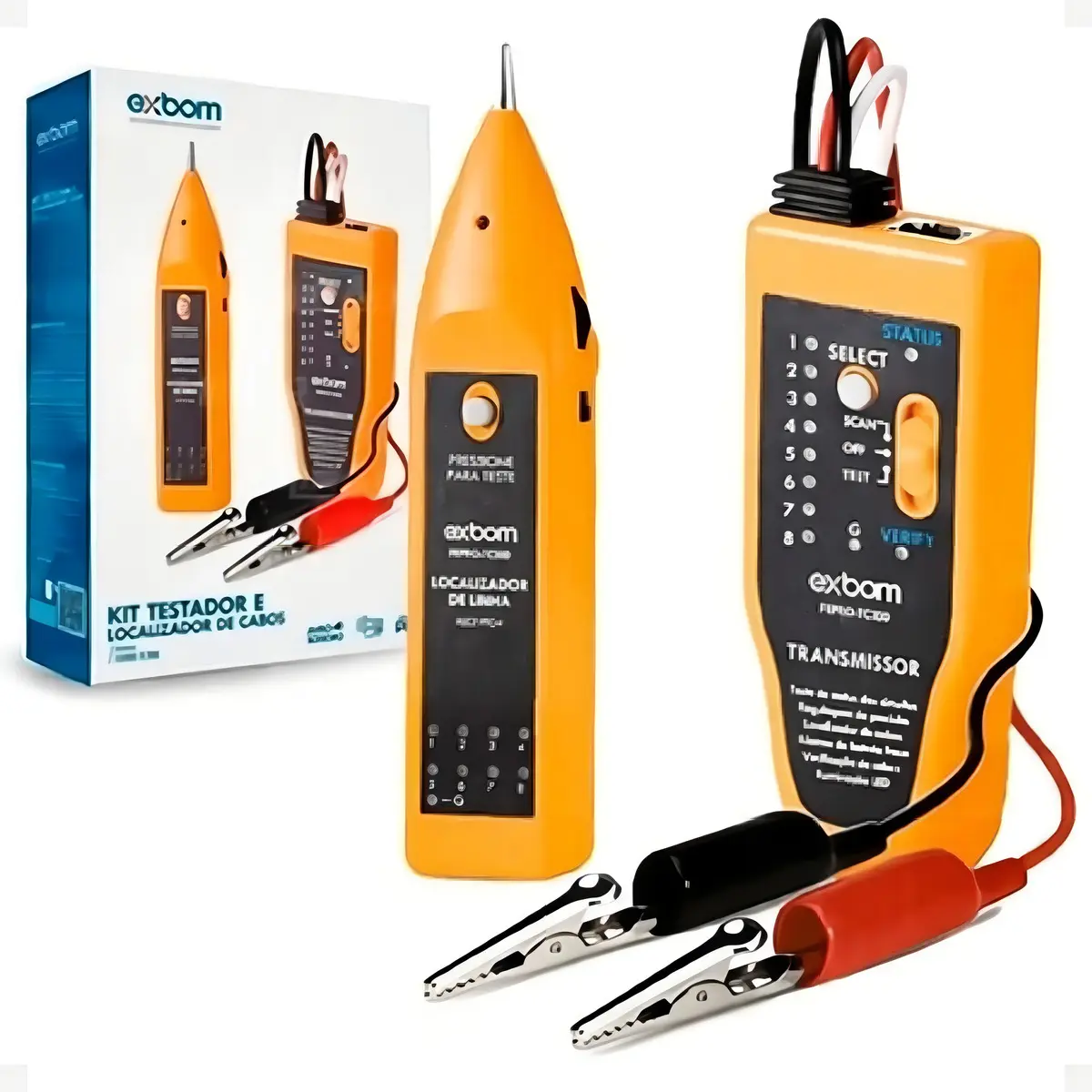 Testador de Cabo de Rede Exbom FEPRO-TC300