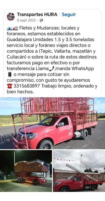 Transporte Hura