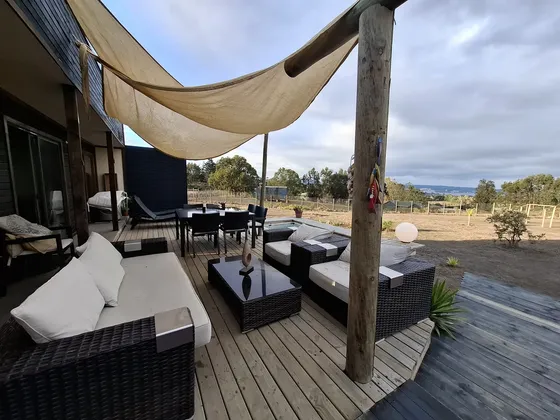 Casa Con Vista Panorámica Al Mar, Paneles Solares 3d2b
