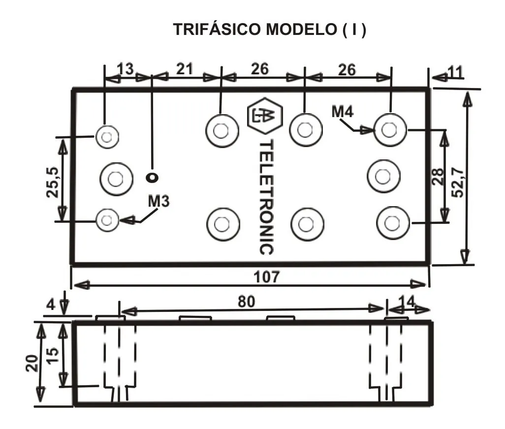Rele Estado Sólido Trifásico 40a T66t40z 660vac 4 A 32 Vdc