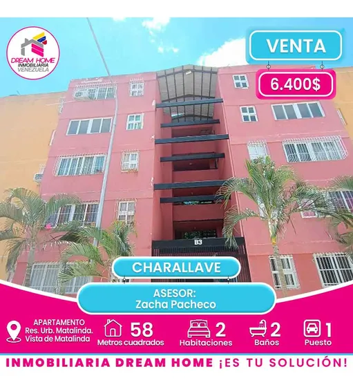 Apartamento En Venta Urb. Matalinda. Vista De Matalinda - Charallave.