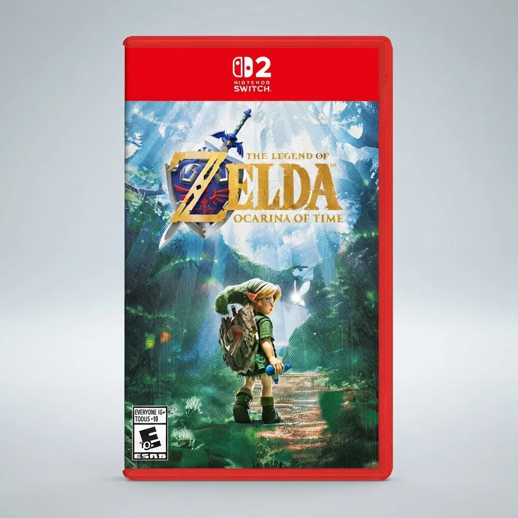 The Legend Of Zelda Ocarina Of Time -jogo Switch 2 Pré Venda
