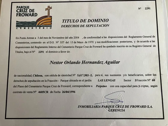 Titulo De Dominio En Parque Cruz De Froward Punta Arenas