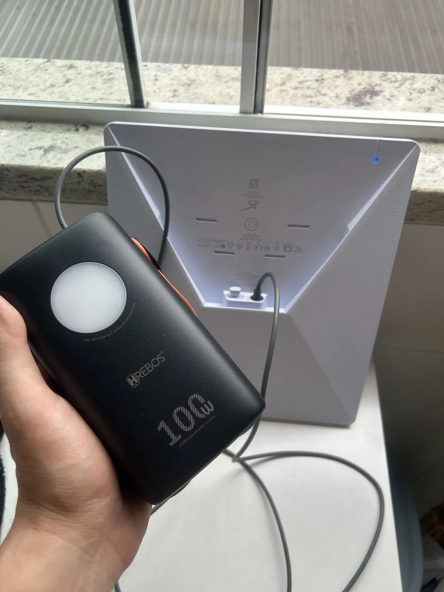 Power Bank 60.000mah 100w Pb-999 Para – Starlink Mini Cor Preto 50tão