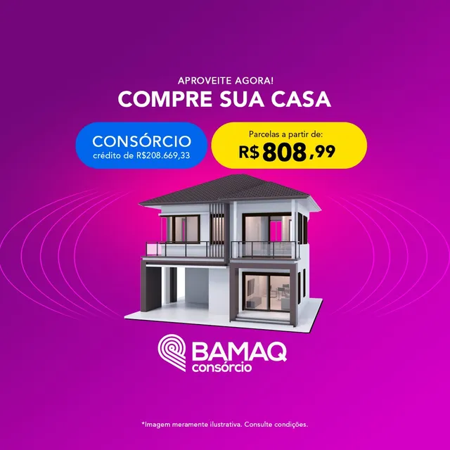 Consórcio De Imóvel Bamaq - Carta De Crédito R$ 208 Mil