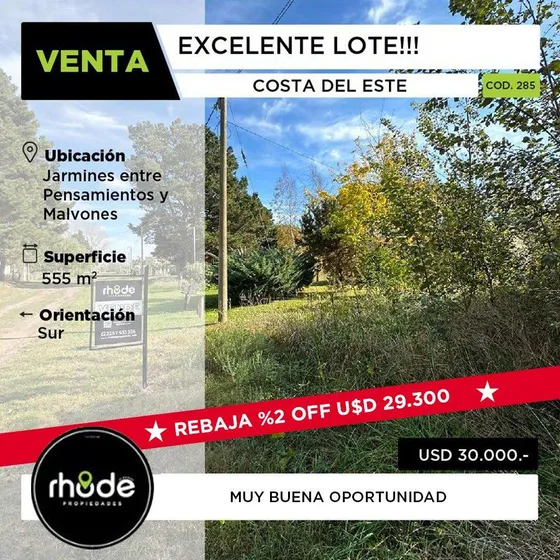 Terreno En Costa Del Este