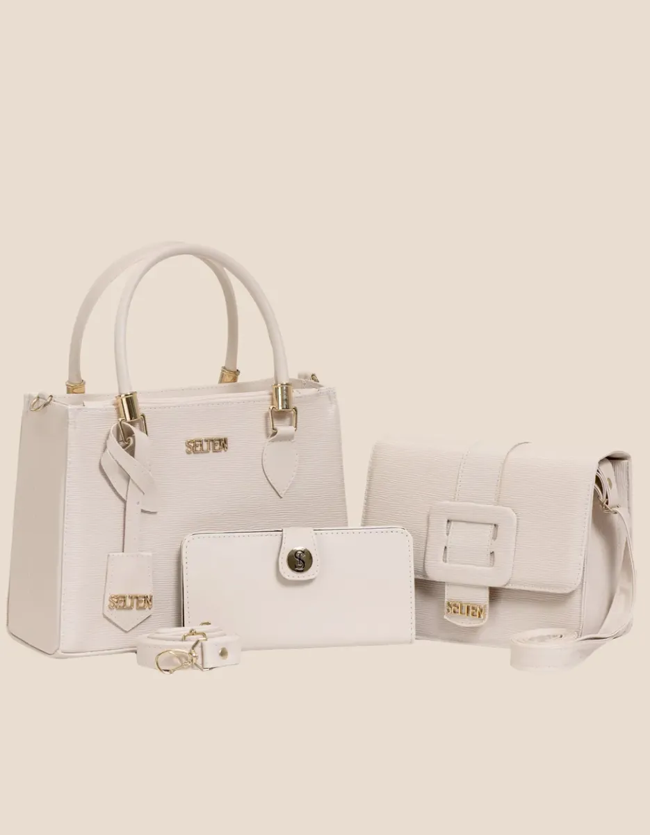 Kit Bolsa Feminina 3 Peças Promoção Relâmpago Só Hoje