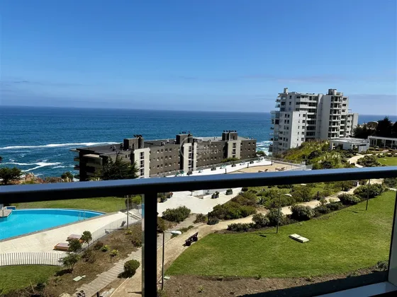 Departamento, Vista Al Mar En Ed Panorama 1 Dorm En Concón