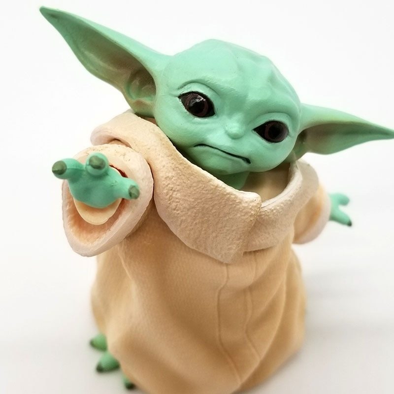 Baby Yoda Figura De Acción Juguetes Mini 3cm Yoda Star Wars Mercado Libre