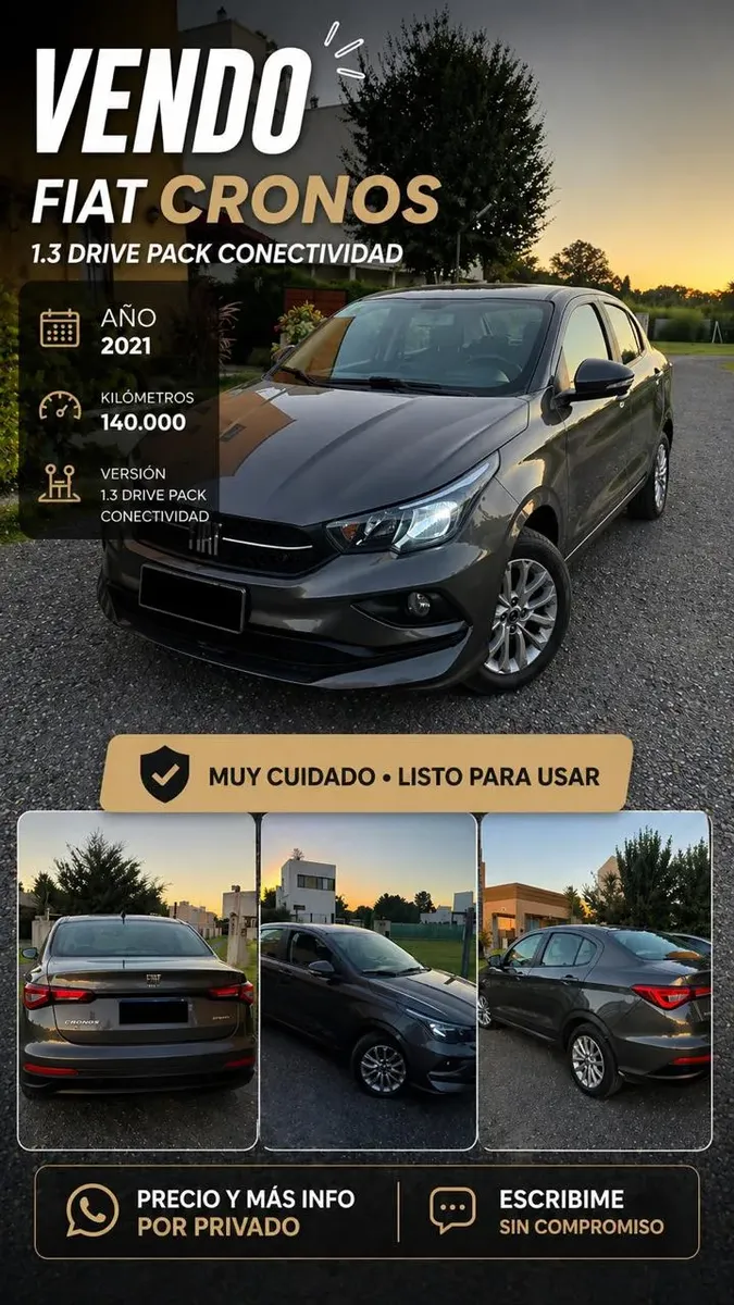 Fiat Cronos 1.3 GSE Drive Pack Connectivity