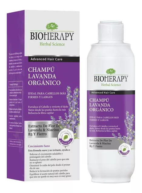 Bioherapy Shampoo Lavender Cab. Normales 330ml | Cuotas sin interés