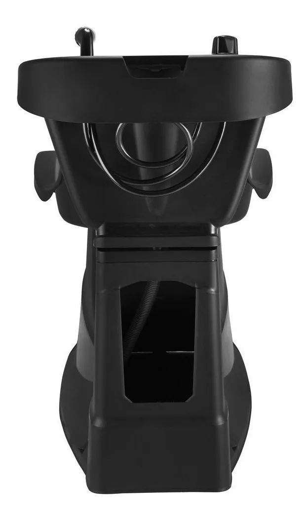 Lavatório De Cabelo Cuba Reclinável Salão De Beleza Cabelereiro Dompel Champ Preto Com Ducha E Mangueiras - Imagem 2