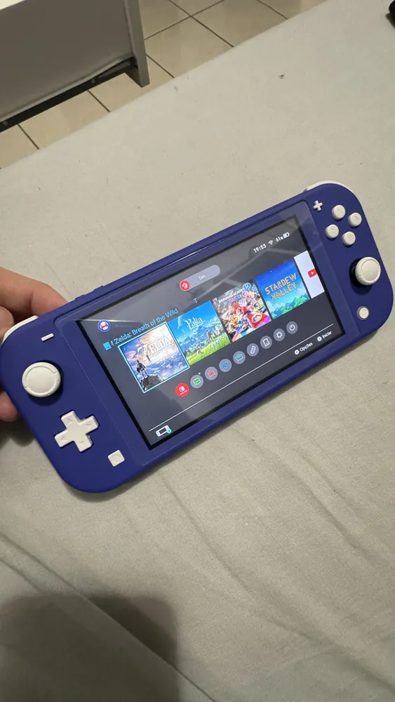 Console Nintendo Switch Lite Azul 32gb - Imagem 2